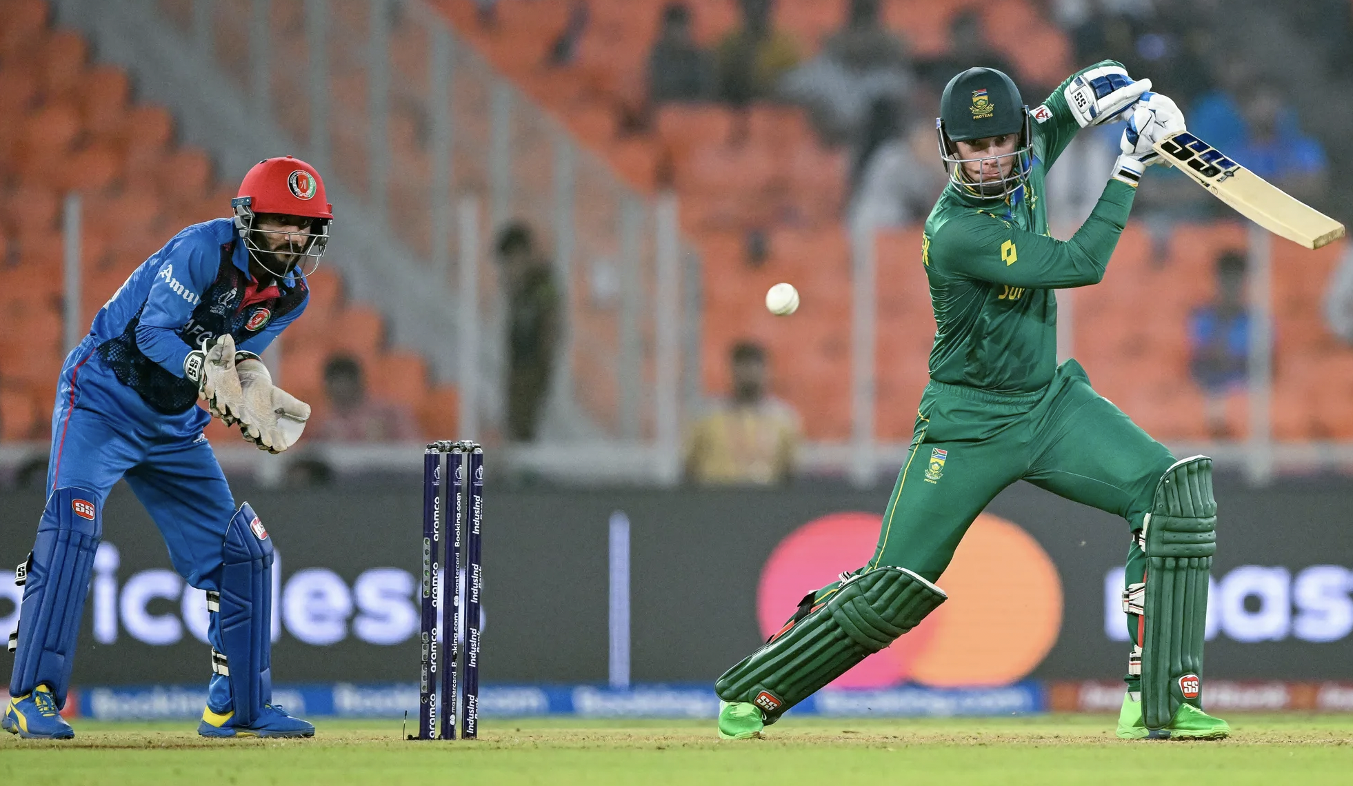 Rassie van der Dussen’s Heroic Innings Helps South Africa Secure Victory Over Afghanistan in ICC Men’s Cricket World Cup 2023